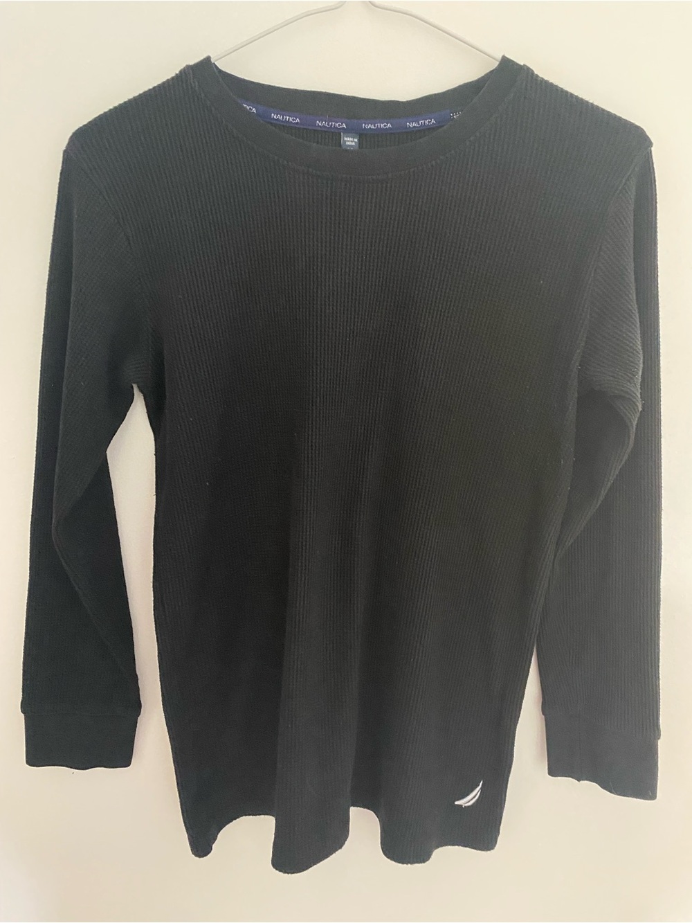 Nautica Womens thermal underwear shirt, size Med